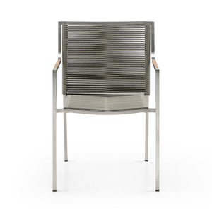 Whiteline Modern Living Rhea Outdoor Dining Armchair