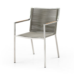Whiteline Modern Living Rhea Outdoor Dining Armchair