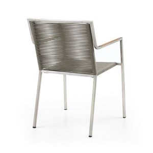 Whiteline Modern Living Rhea Outdoor Dining Armchair
