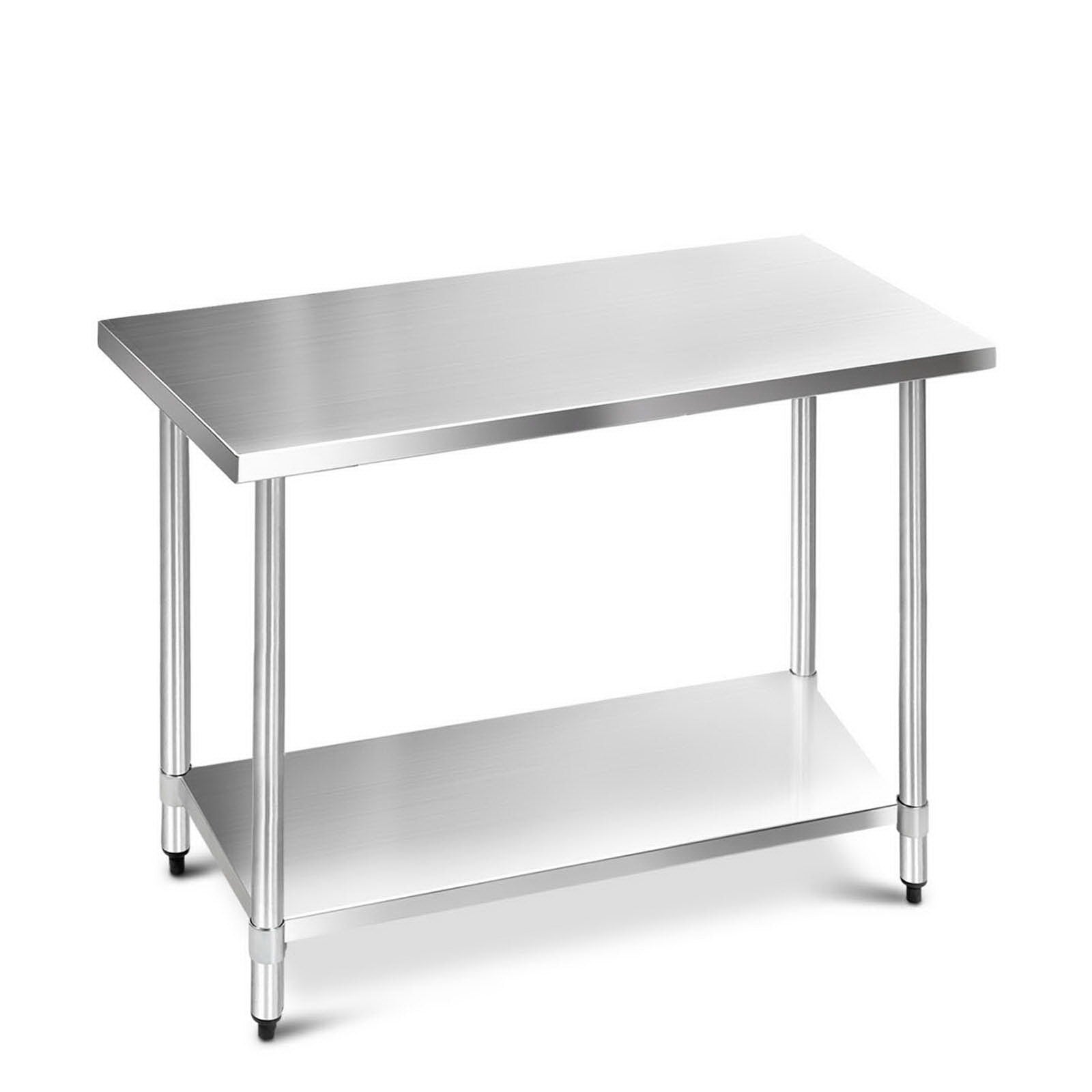 1219x610mm Commercial Stainless Steel Kitchen Bench