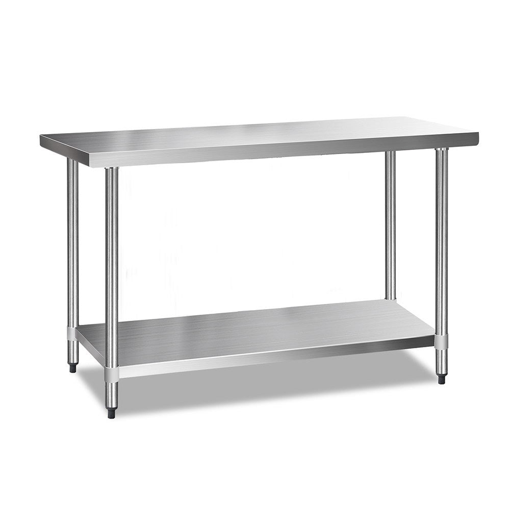 610x1524mm Commercial Stainless Steel Kitchen Bench