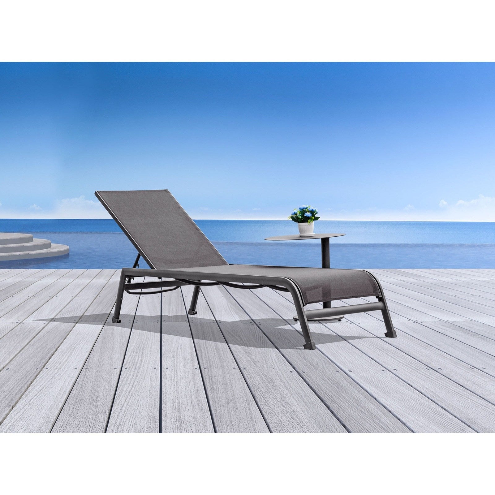 Whiteline Modern Living Colton Outdoor Side Table