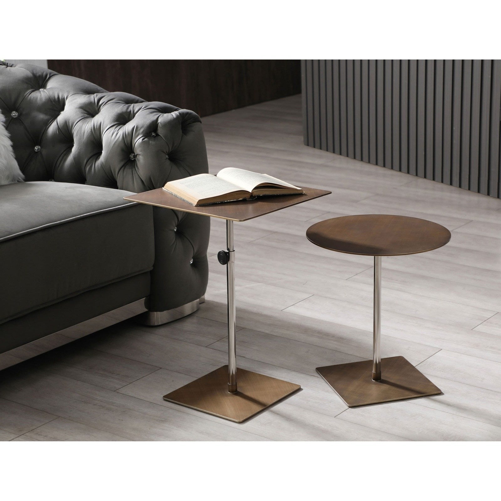 Whiteline Modern Living Karley Square Side Table