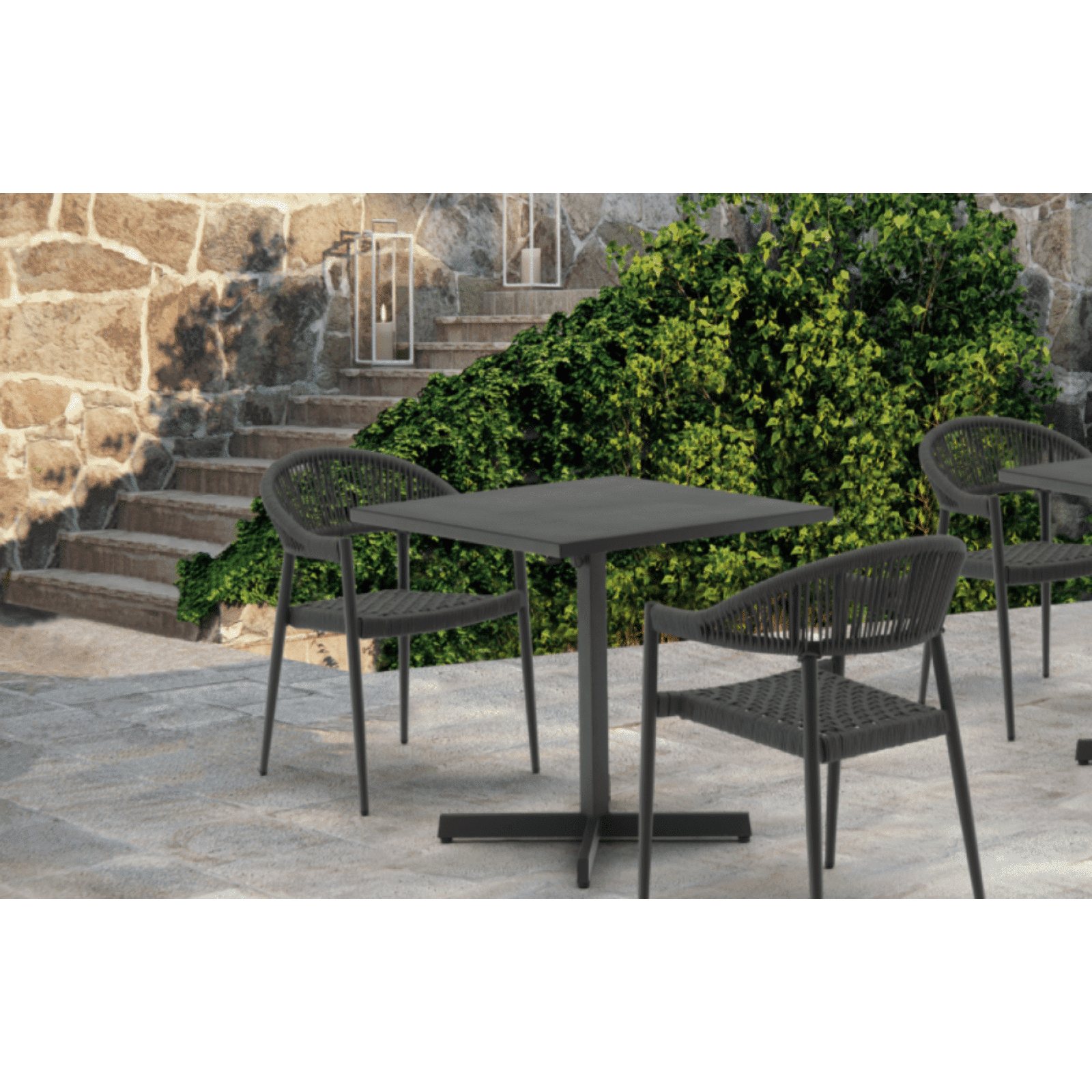 Whiteline Modern Living Belle Outdoor Dining Table