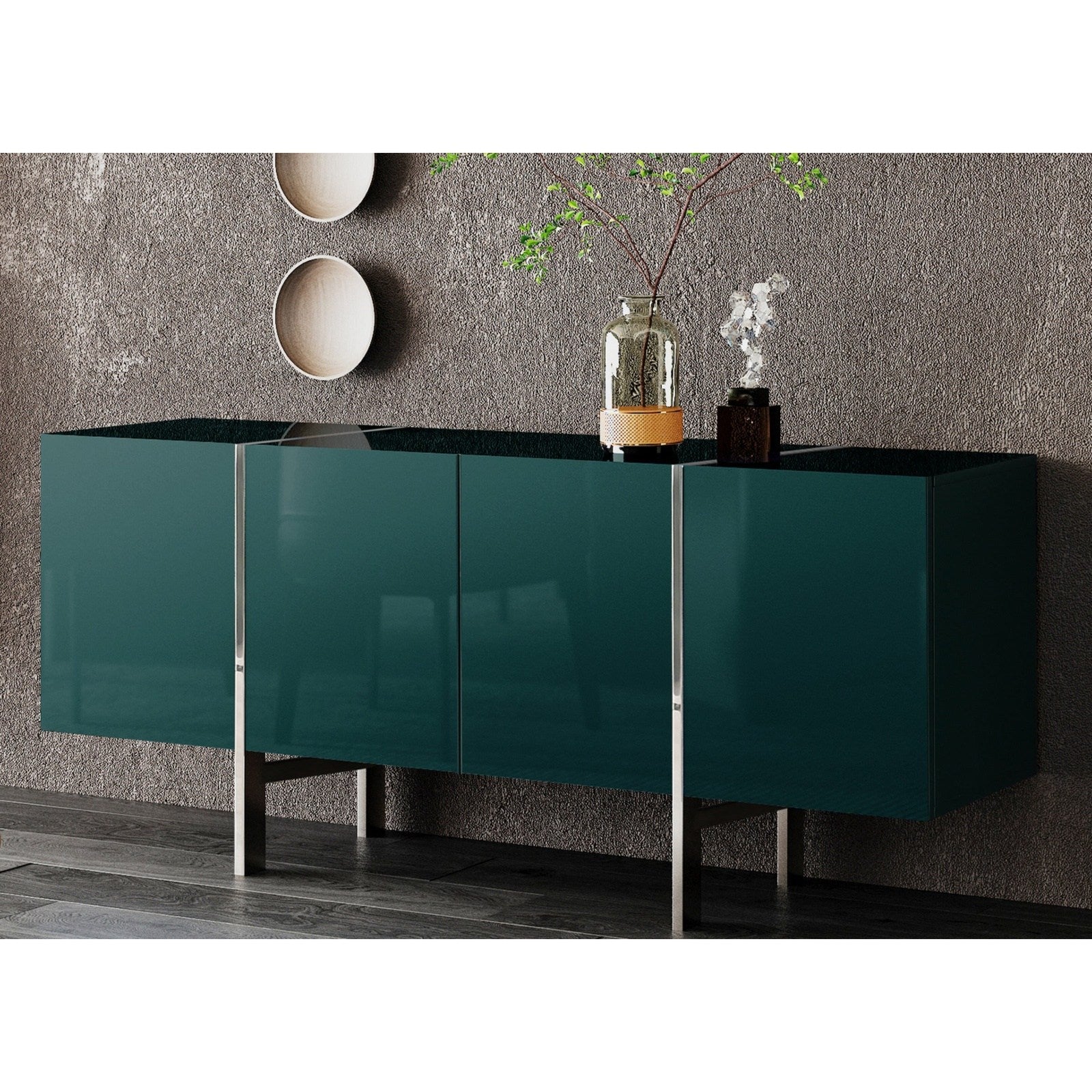 Whiteline Modern Living Struttura Buffet Small