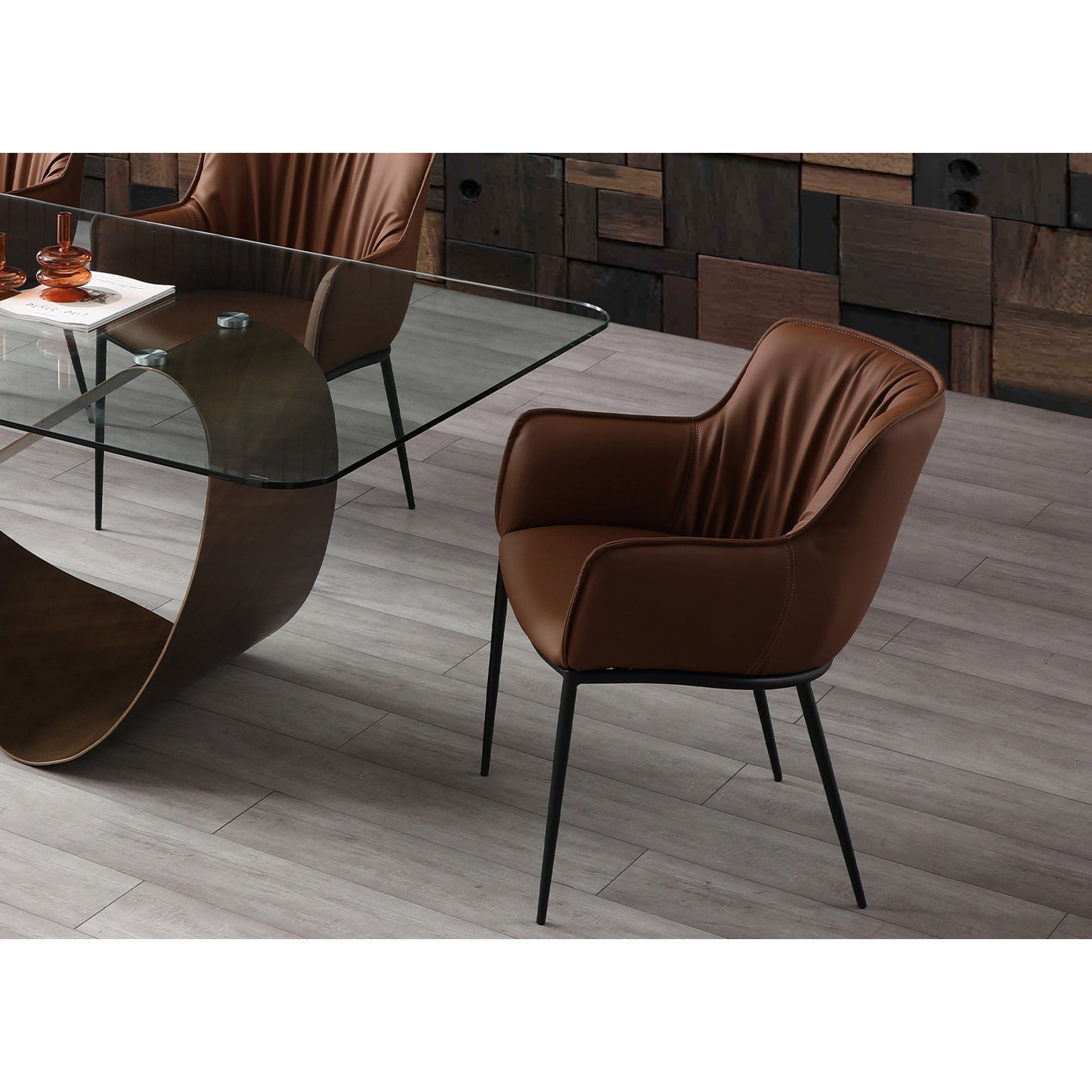 Whiteline Modern Living Tiffany Dining Armchair