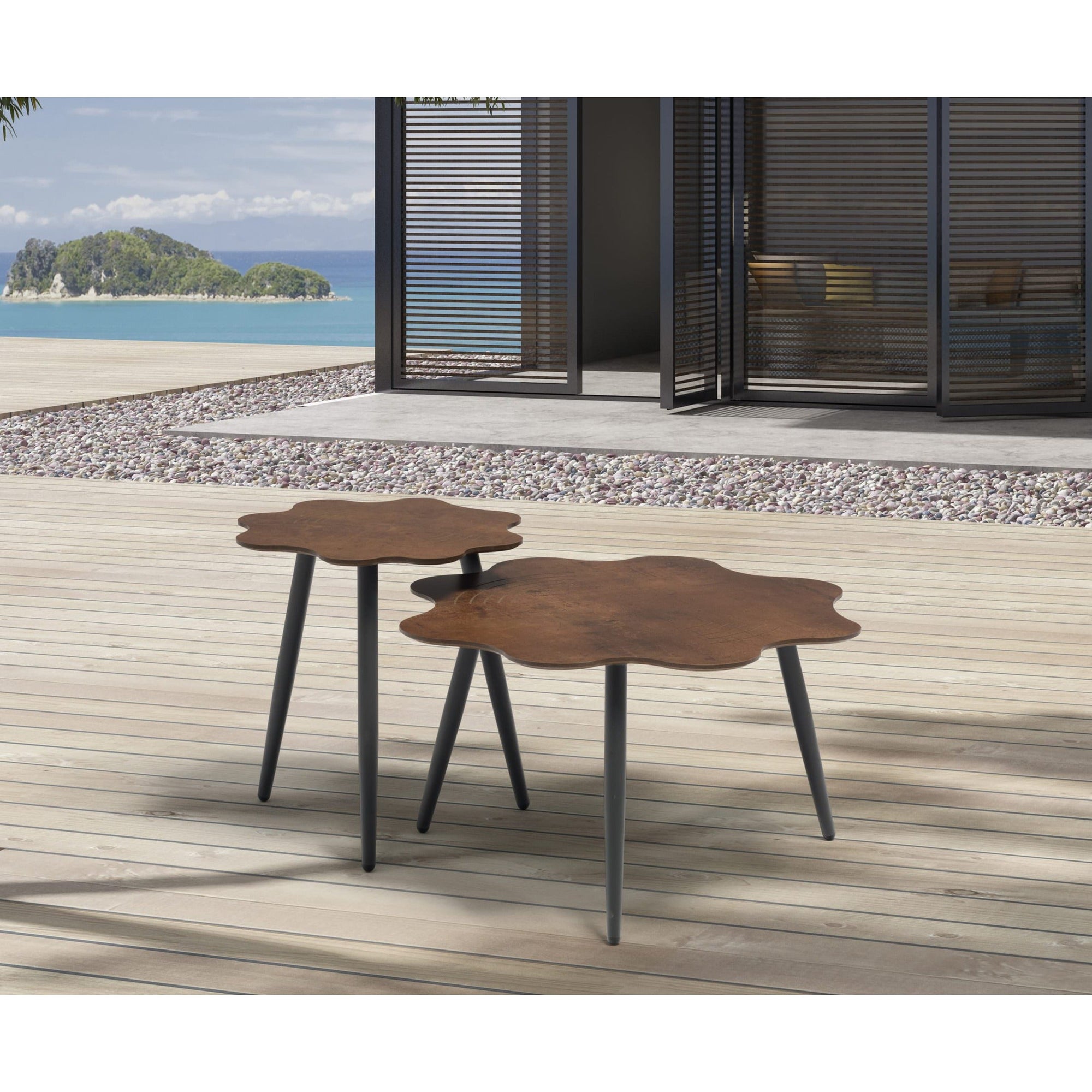 Whiteline Modern Living Flora Side Table