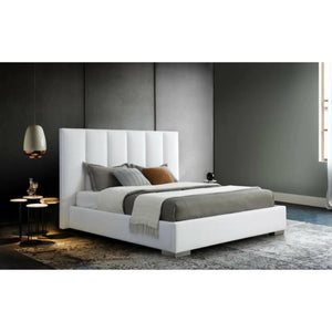 Whiteline Modern Living Velvet King Bed