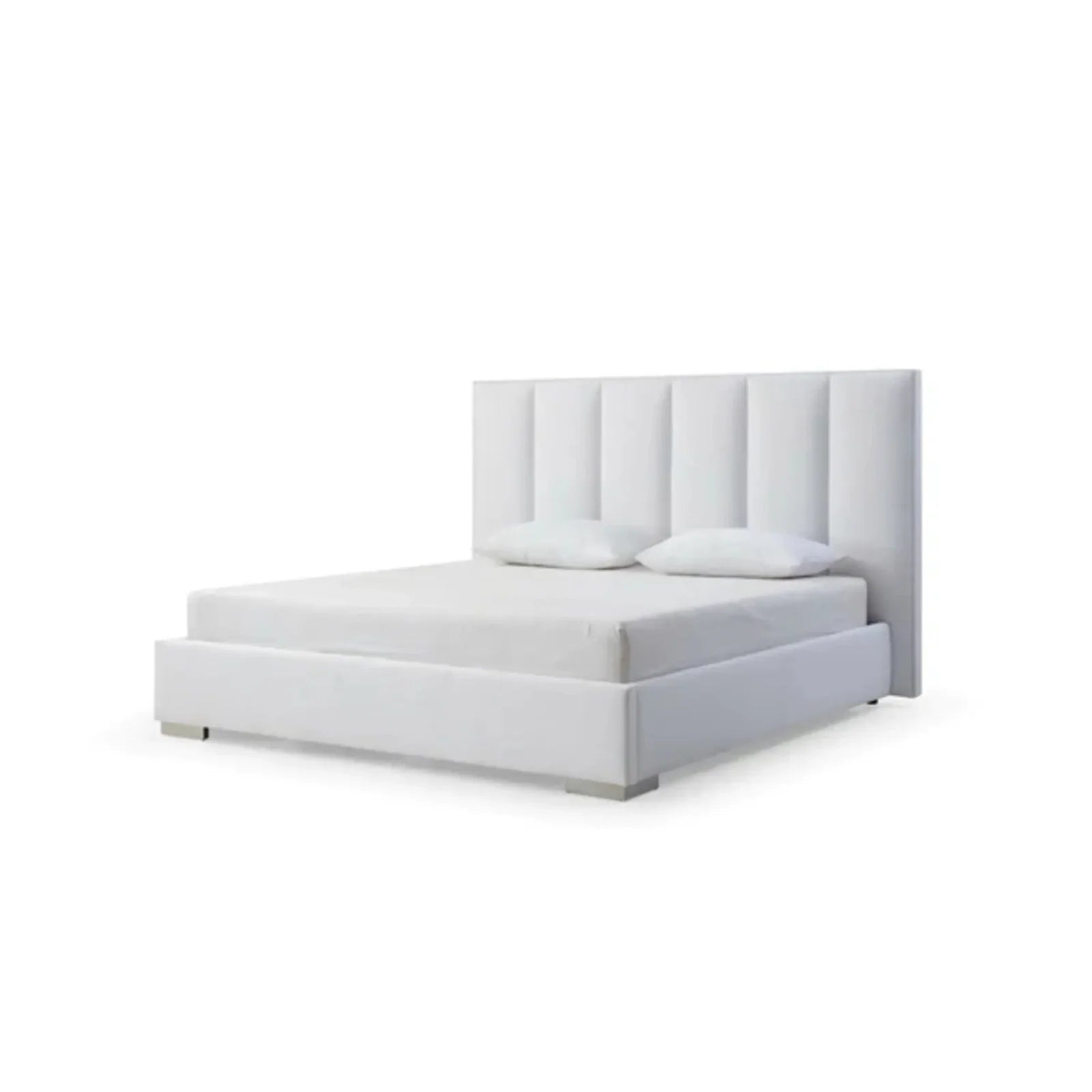 Whiteline Modern Living Velvet King Bed