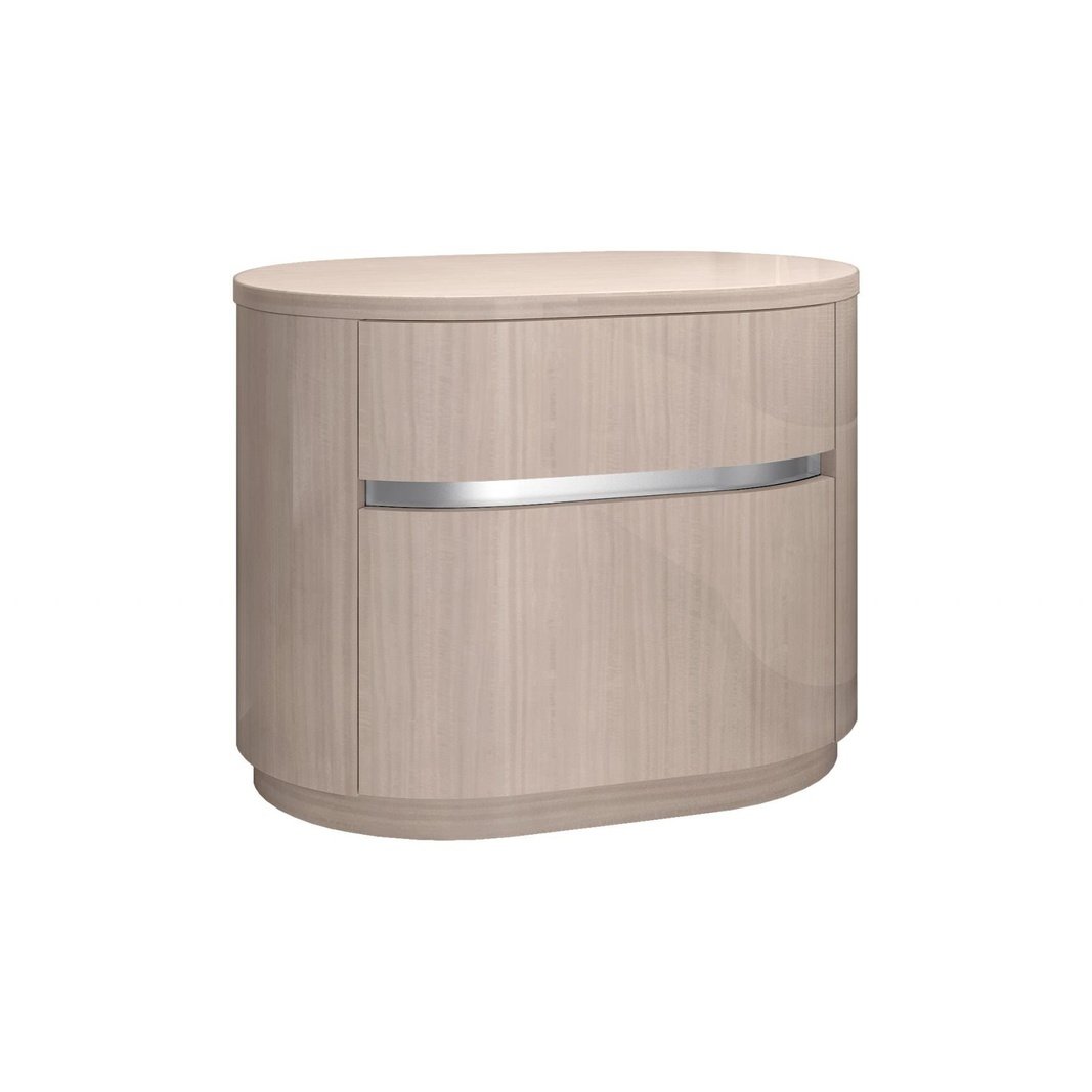 Whiteline Modern Living Waves Nightstand