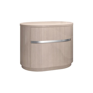 Whiteline Modern Living Waves Nightstand