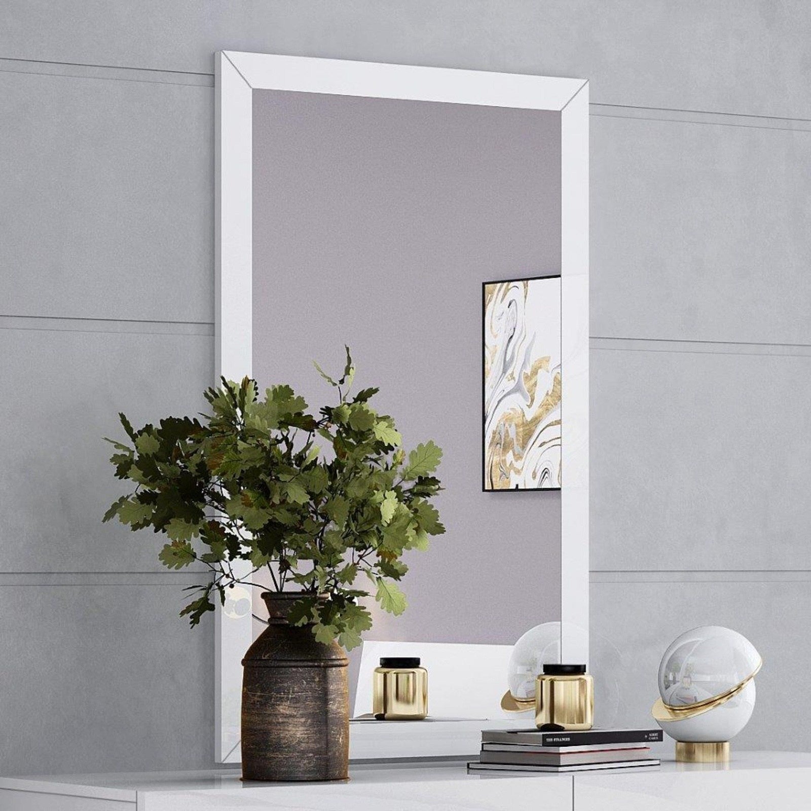 Whiteline Modern Living Eddy/Navi/Abrazo/Diva/Malibu/Kimberly Mirror