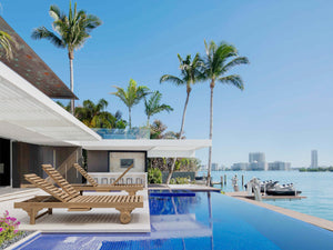 Anderson Teak Bel-Air Double Sun Lounger Double Back