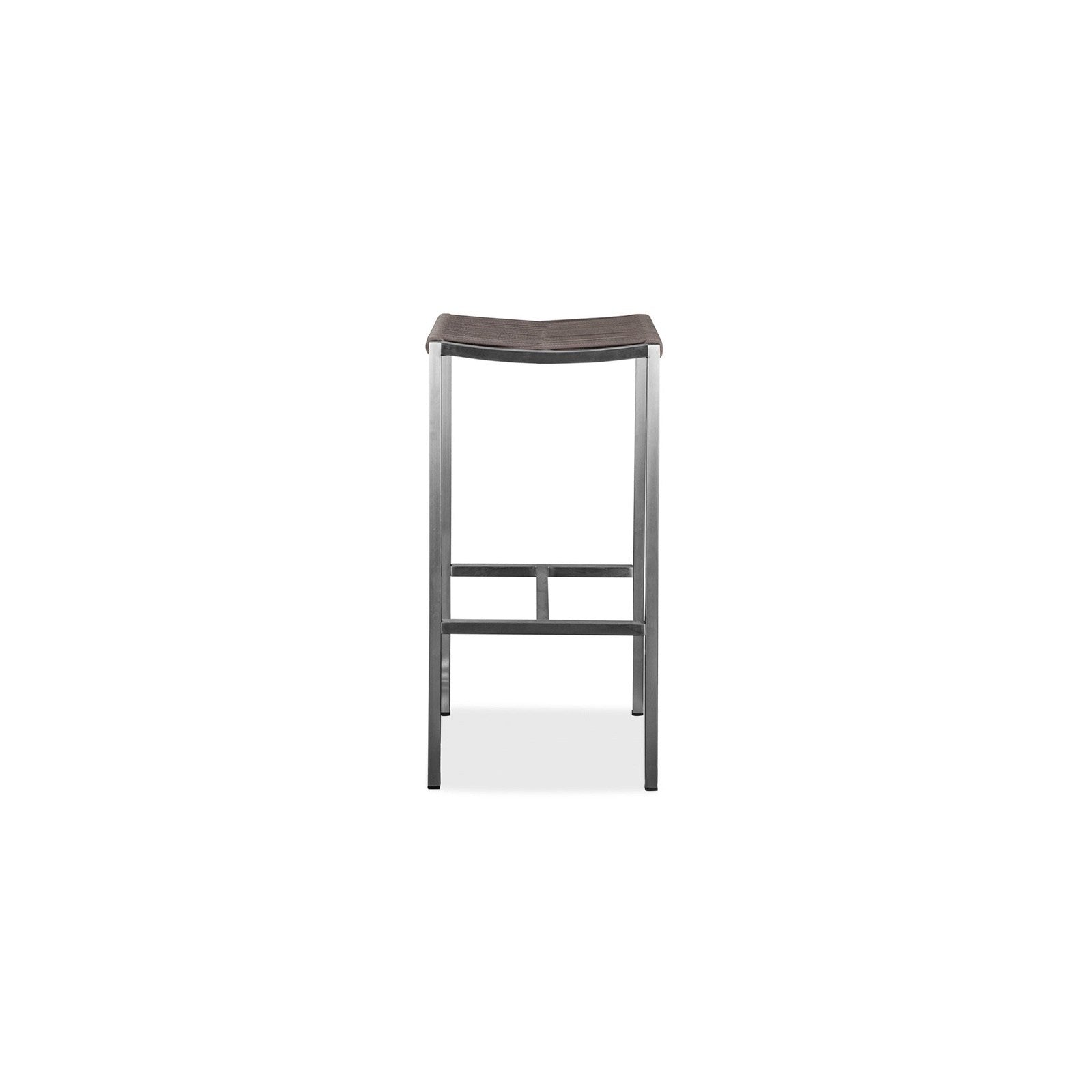 Whiteline Modern Living Stone Outdoor Backless Barstool