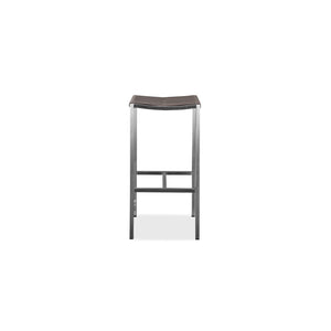 Whiteline Modern Living Stone Outdoor Backless Barstool