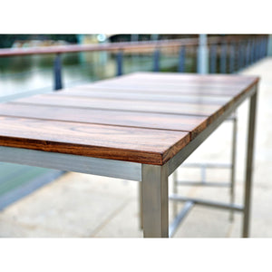 Whiteline Modern Living Stone Bar Table