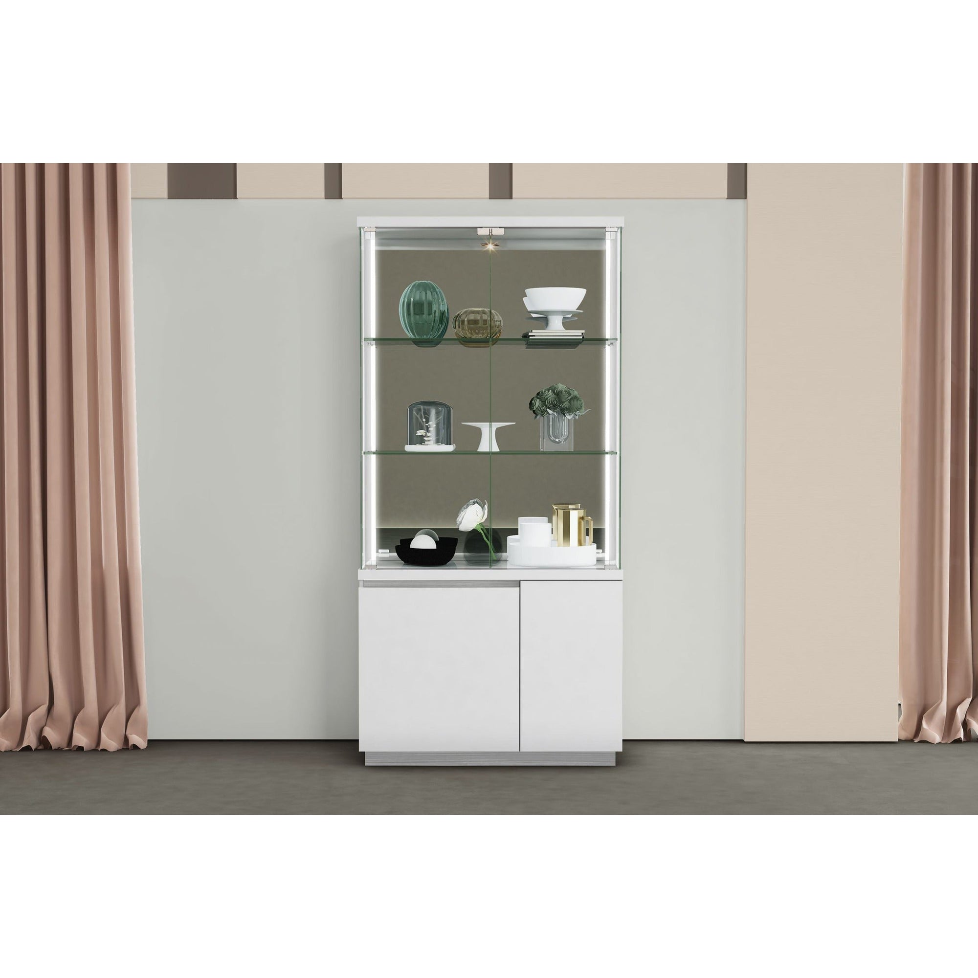 Whiteline Modern Living Cameron Vitrine