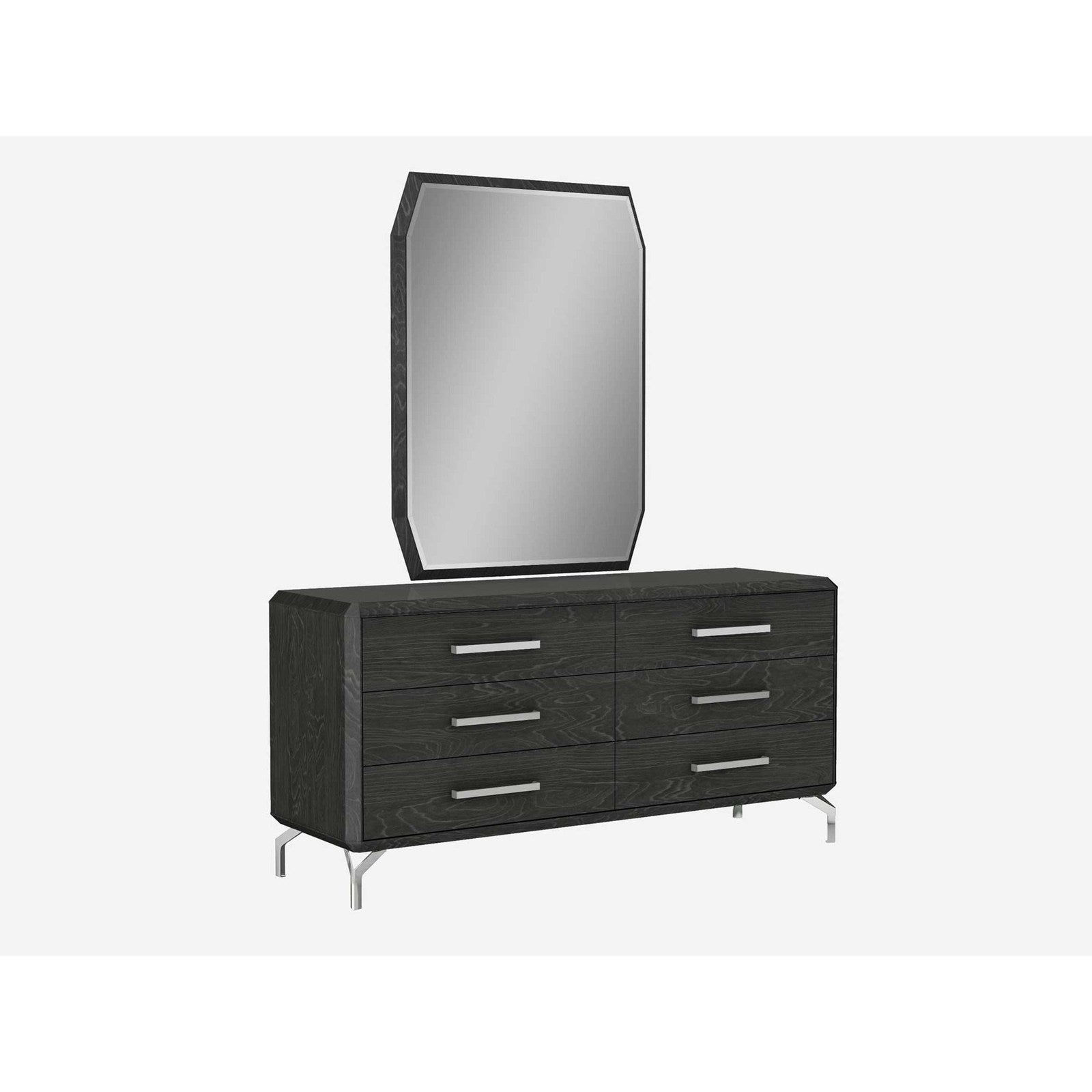 Whiteline Modern Living Los Angeles Double Dresser