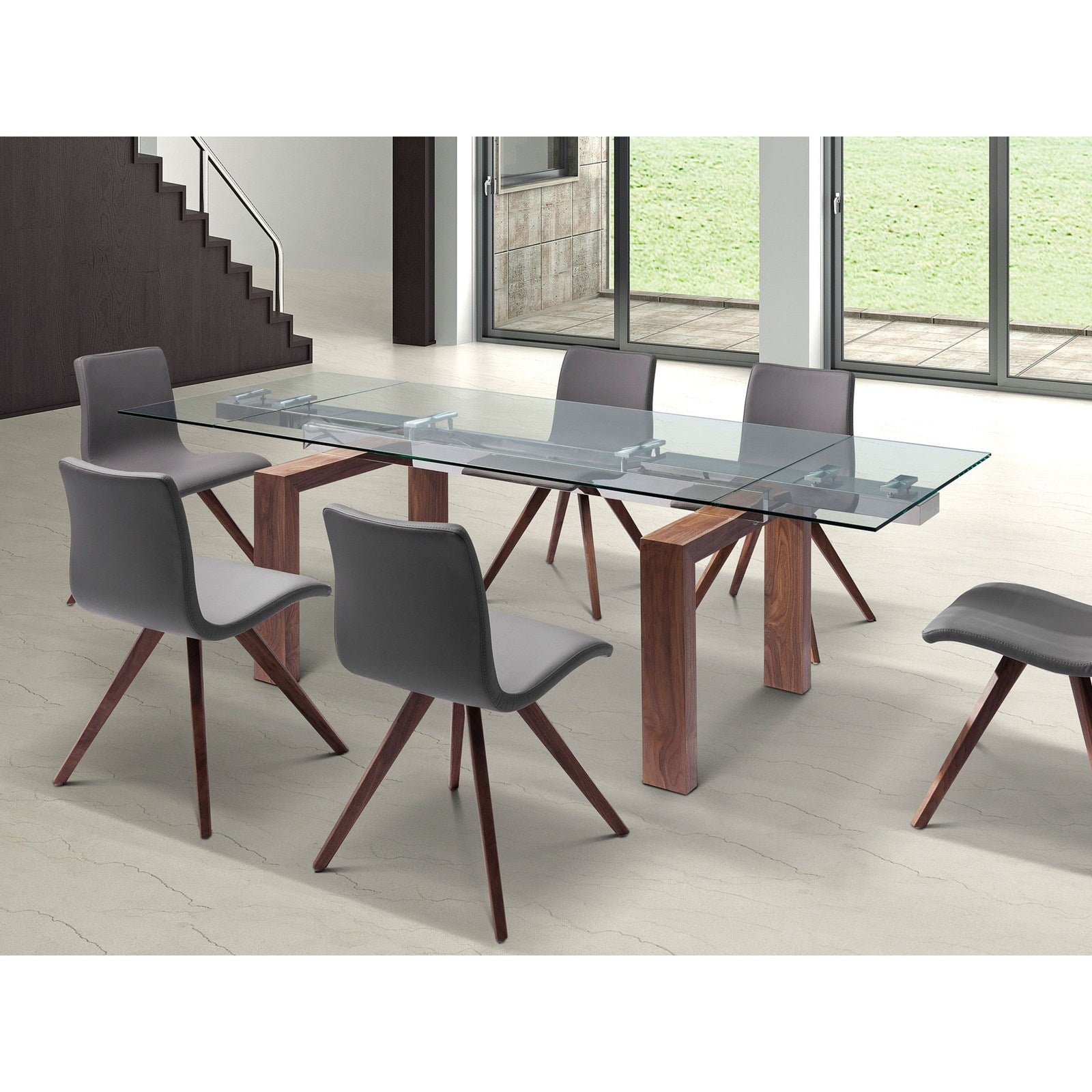 Whiteline Modern Living Davy Extendable Dining Table