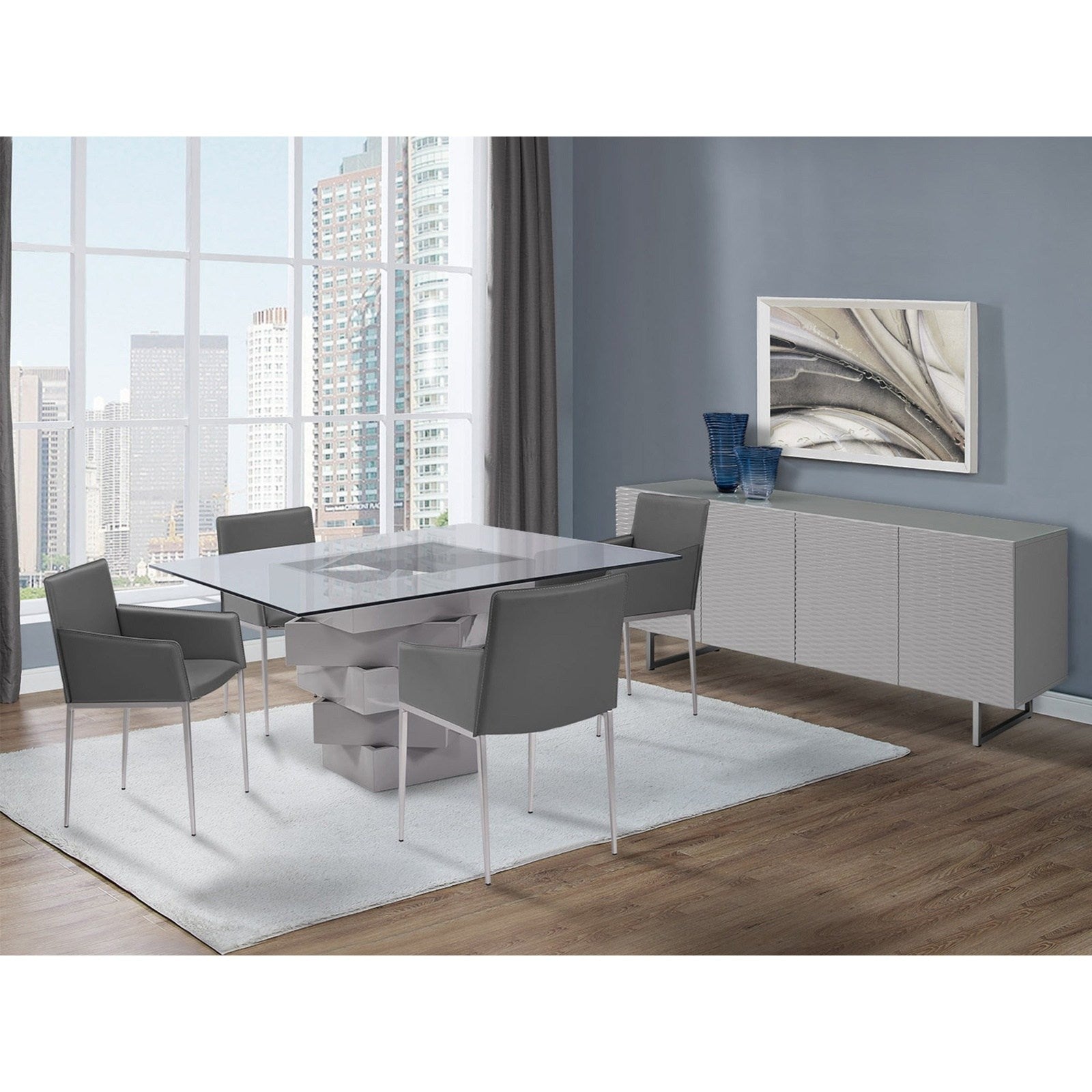 Whiteline Modern Living Carson Dining Table