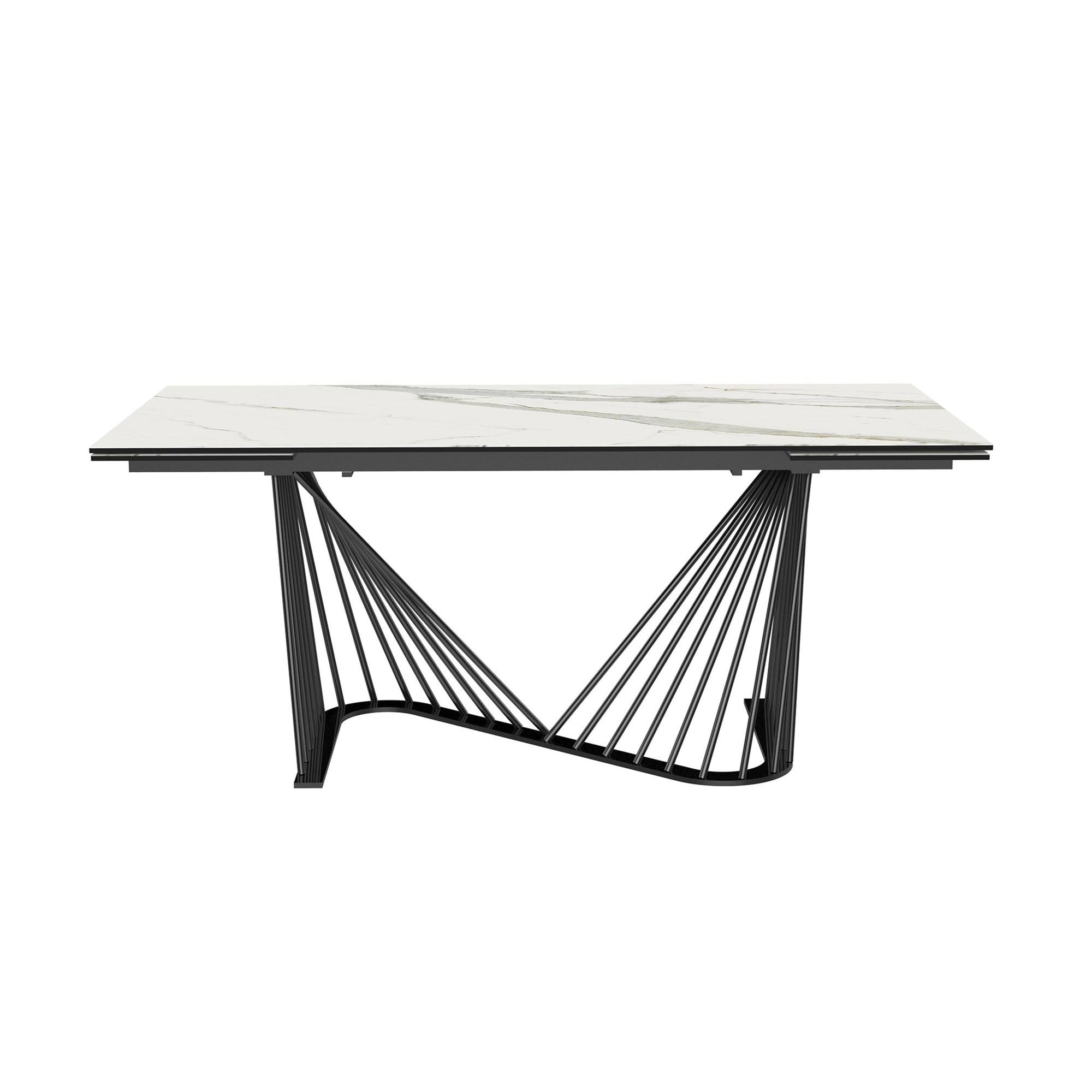 Whiteline Modern Living Roma Extendable Dining Table