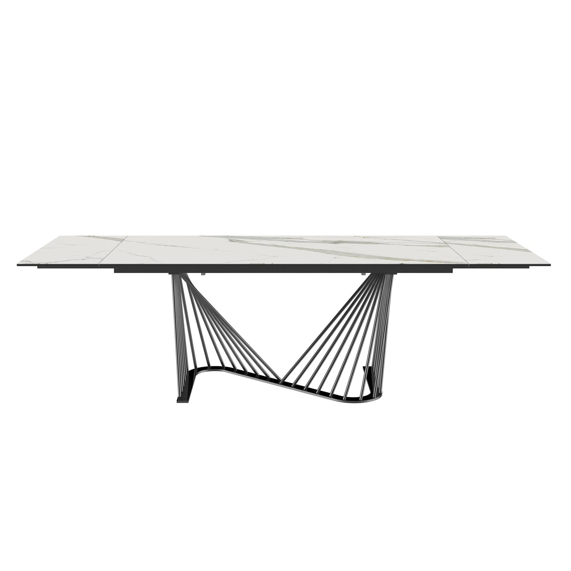 Whiteline Modern Living Roma Extendable Dining Table