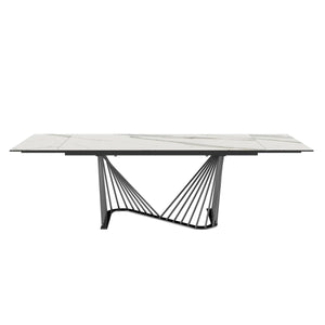 Whiteline Modern Living Roma Extendable Dining Table