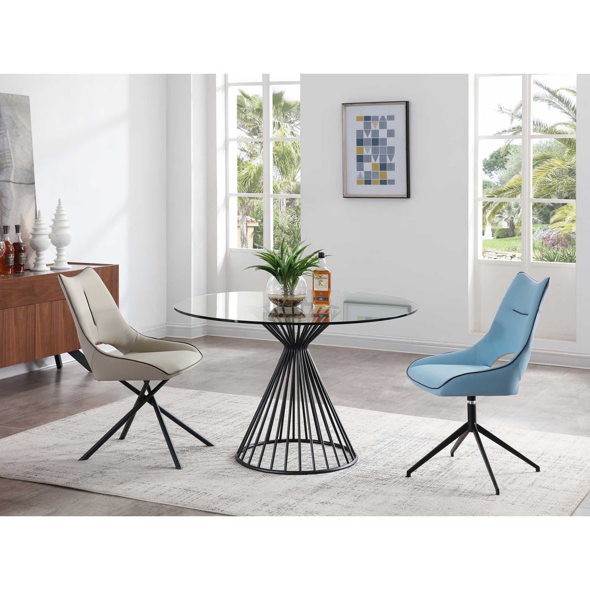 Whiteline Modern Living Cielo Dining Table