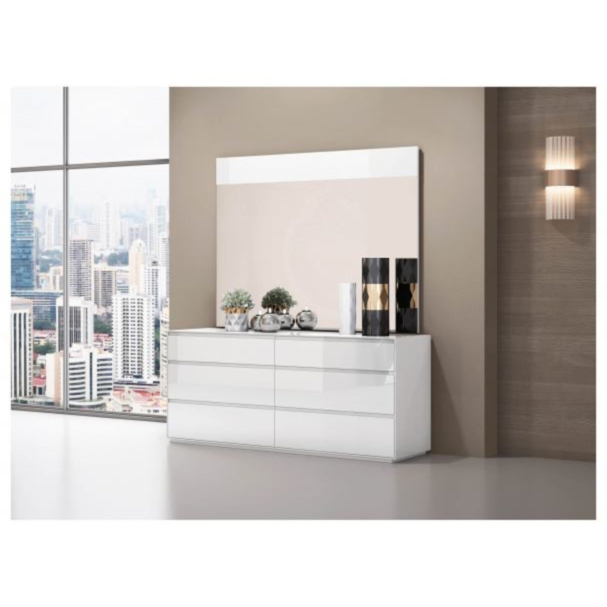Whiteline Modern Living Malibu Dresser