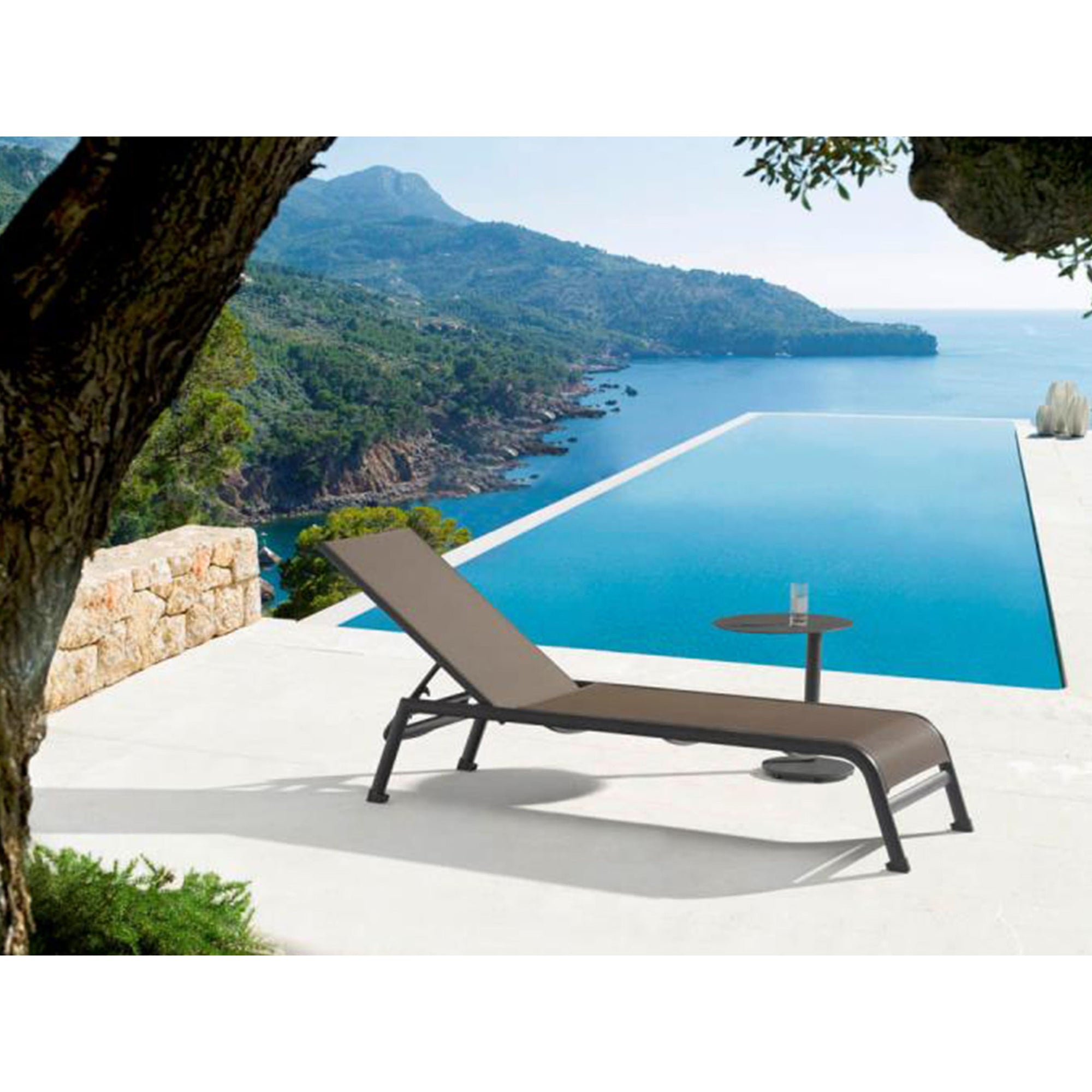 Whiteline Modern Living Sunset Outdoor Chaise