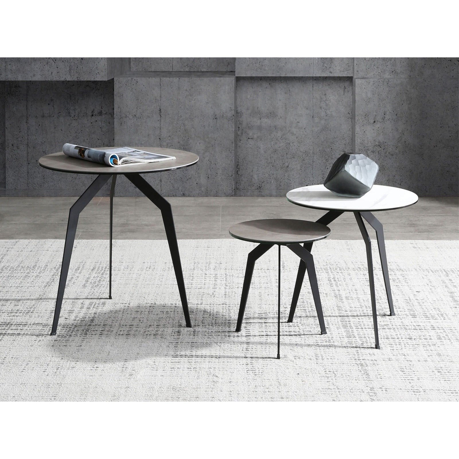 Whiteline Modern Living Santiago Side Table