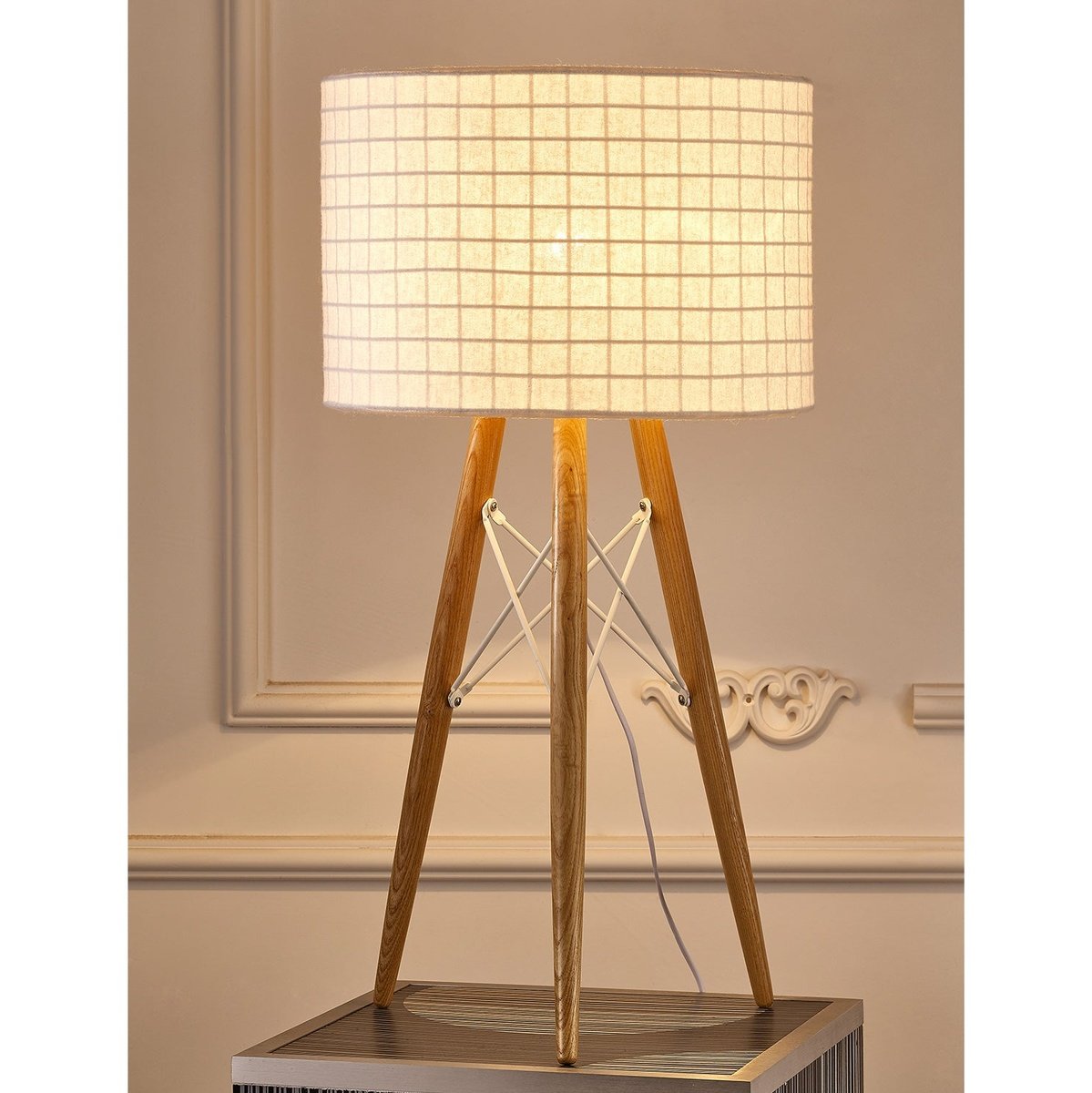 Whiteline Modern Living Amber Table Lamp