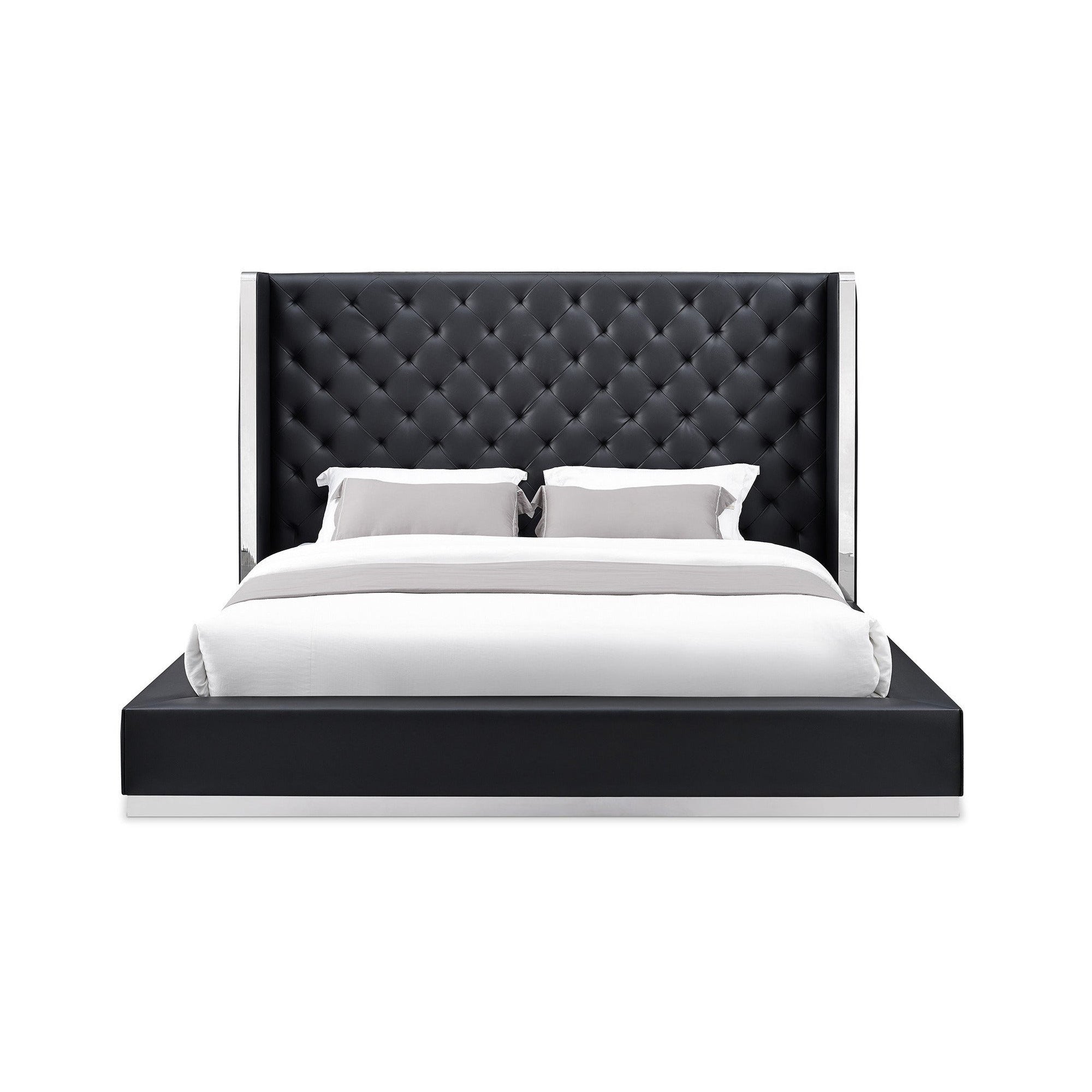 Whiteline Modern Living Abrazio King Bed