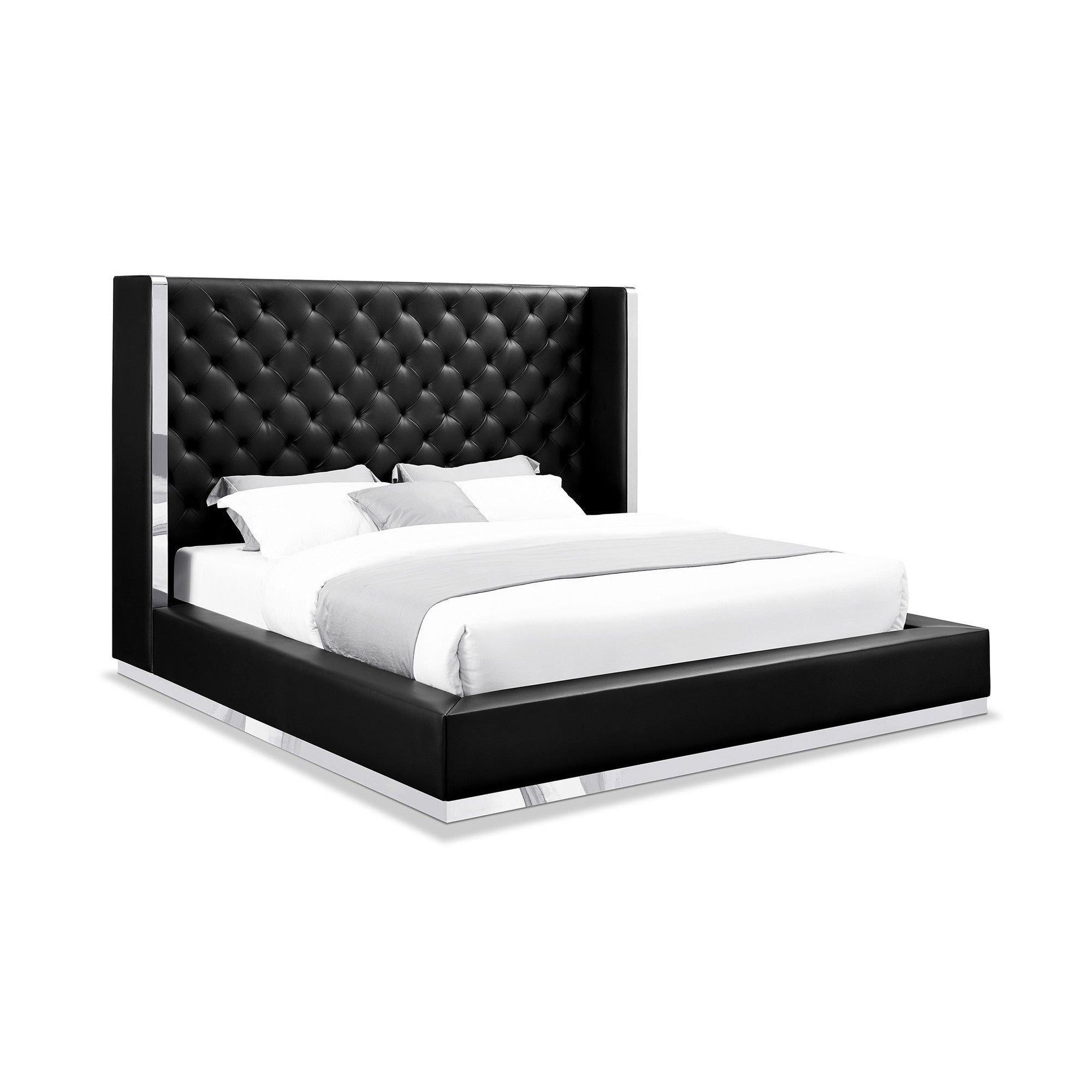 Whiteline Modern Living Abrazio King Bed