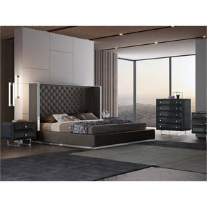 Whiteline Modern Living Abrazio King Bed