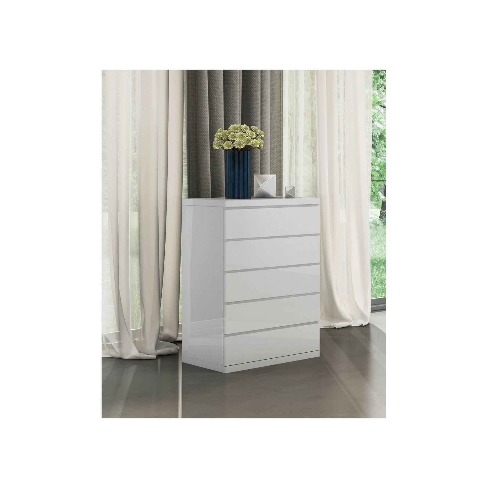 Whiteline Modern Living Anna Chest of Drawers
