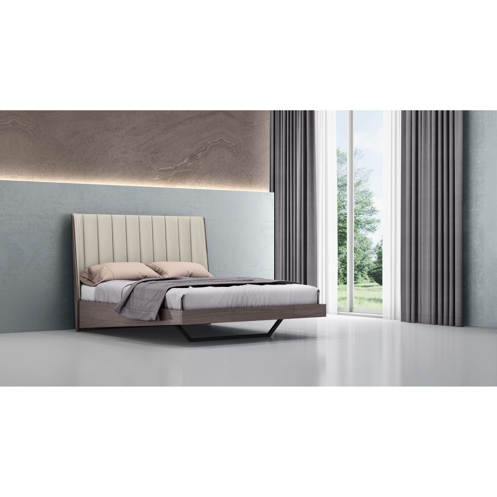 Whiteline Modern Living Berlin Queen Bed
