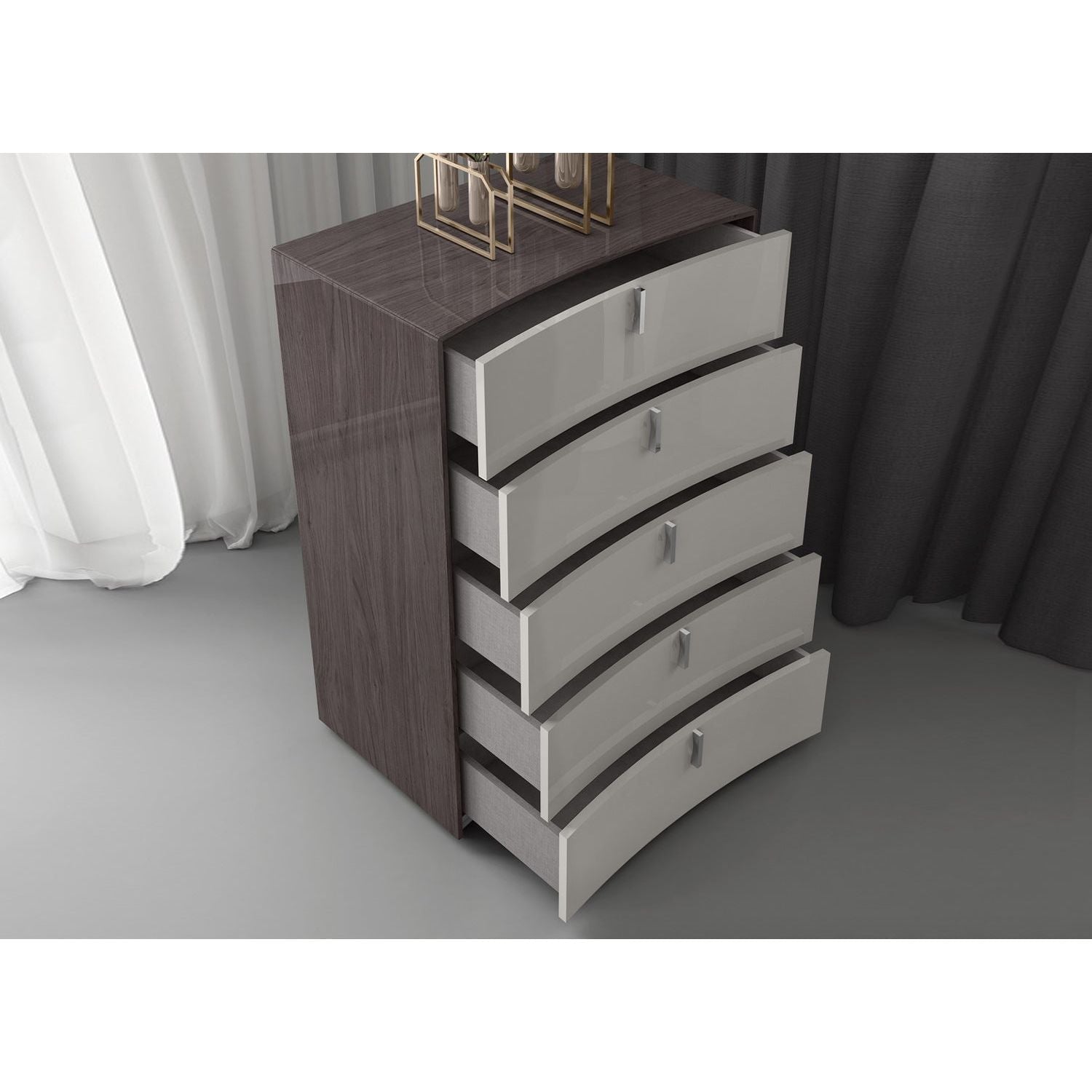 Whiteline Modern Living Berlin Chest of Drawers