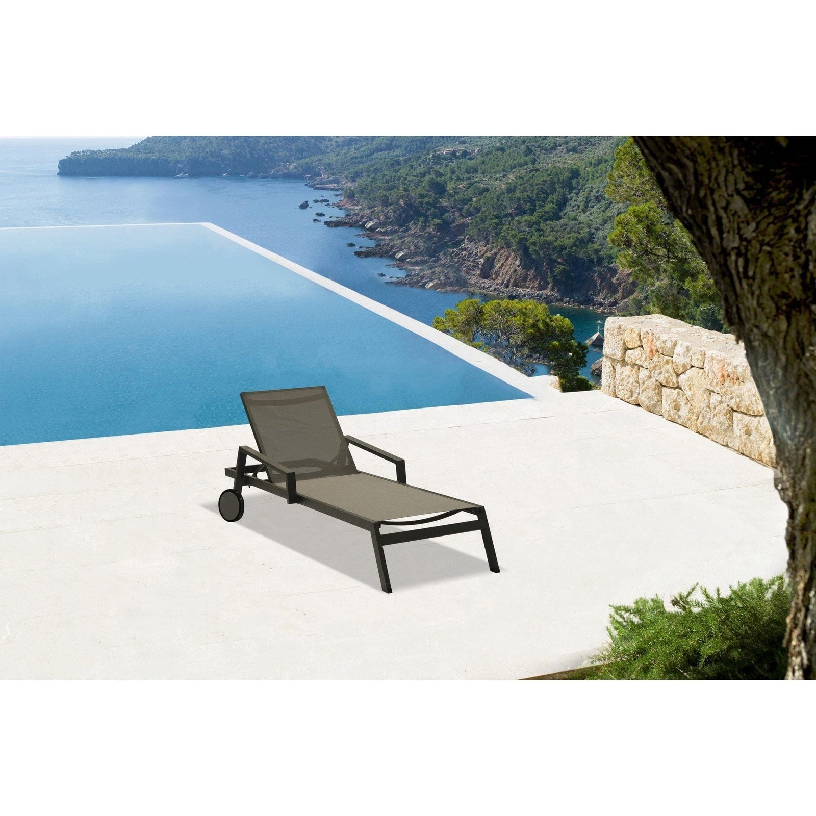 Whiteline Modern Living Bondi Outdoor Chaise