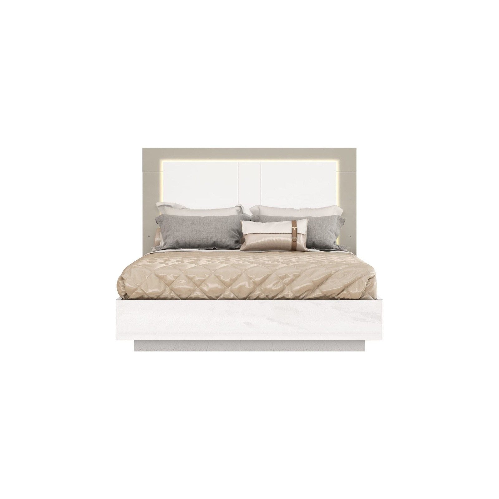 Whiteline Modern Living Daisy Queen Bed