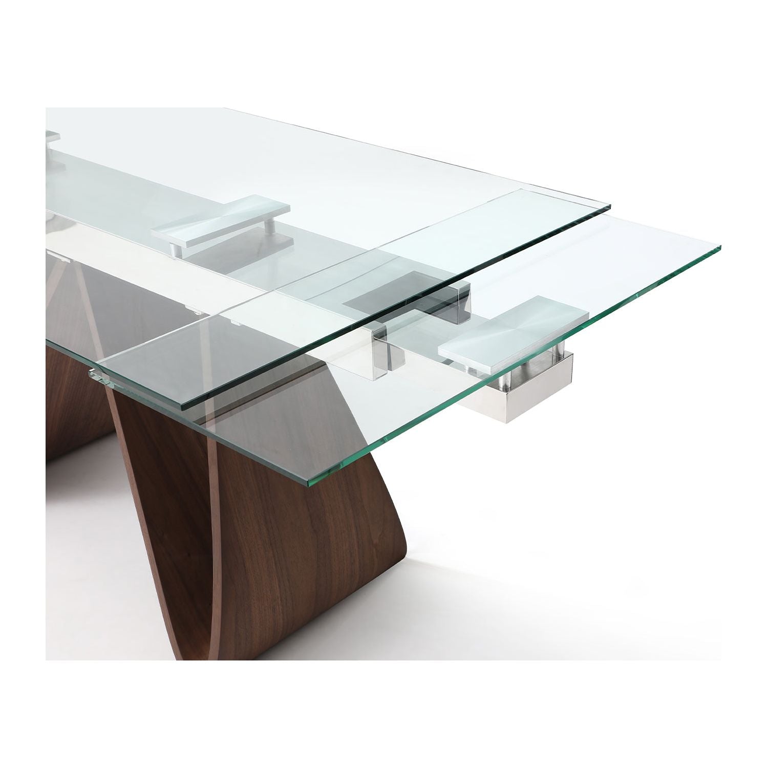 Whiteline Modern Living Emory Extendable Dining Table