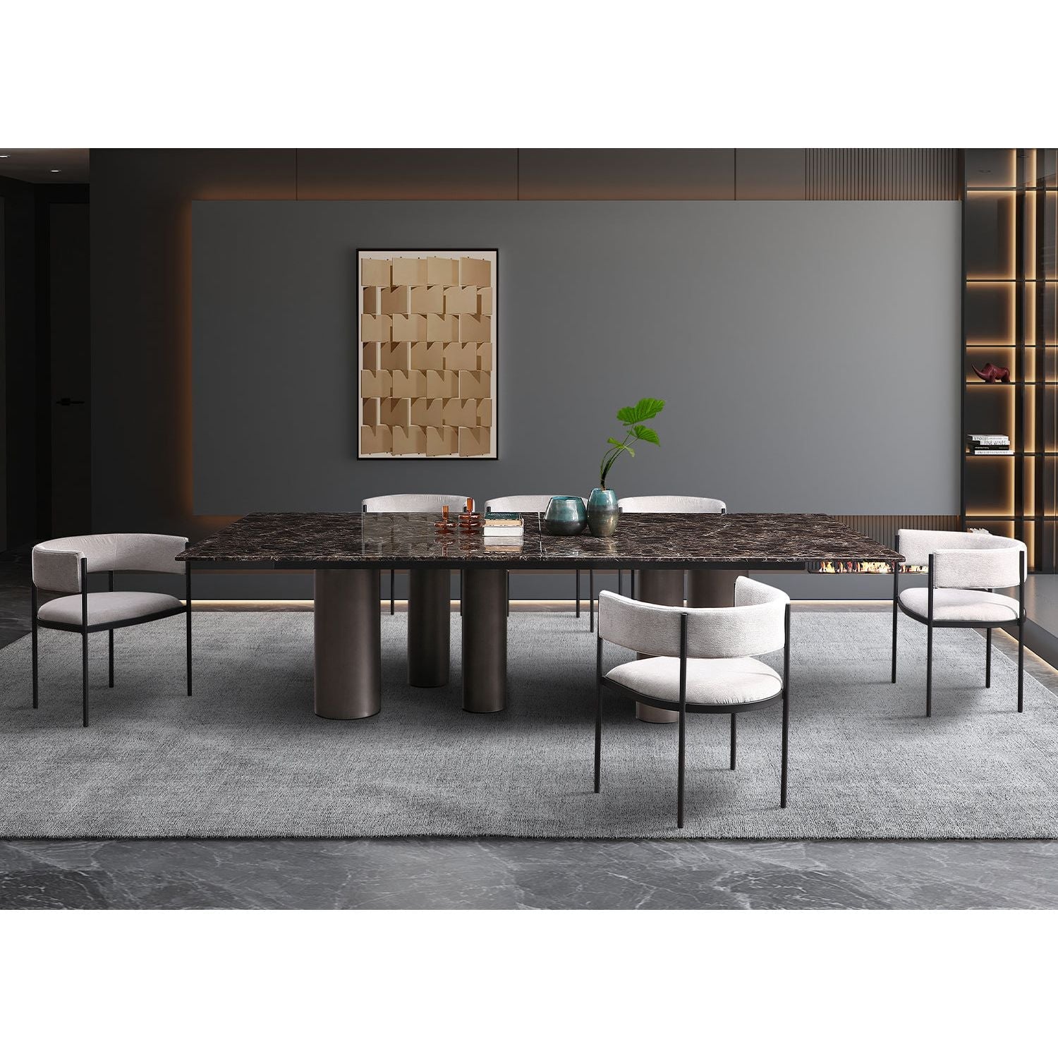 Whiteline Modern Living Envie Dining Table