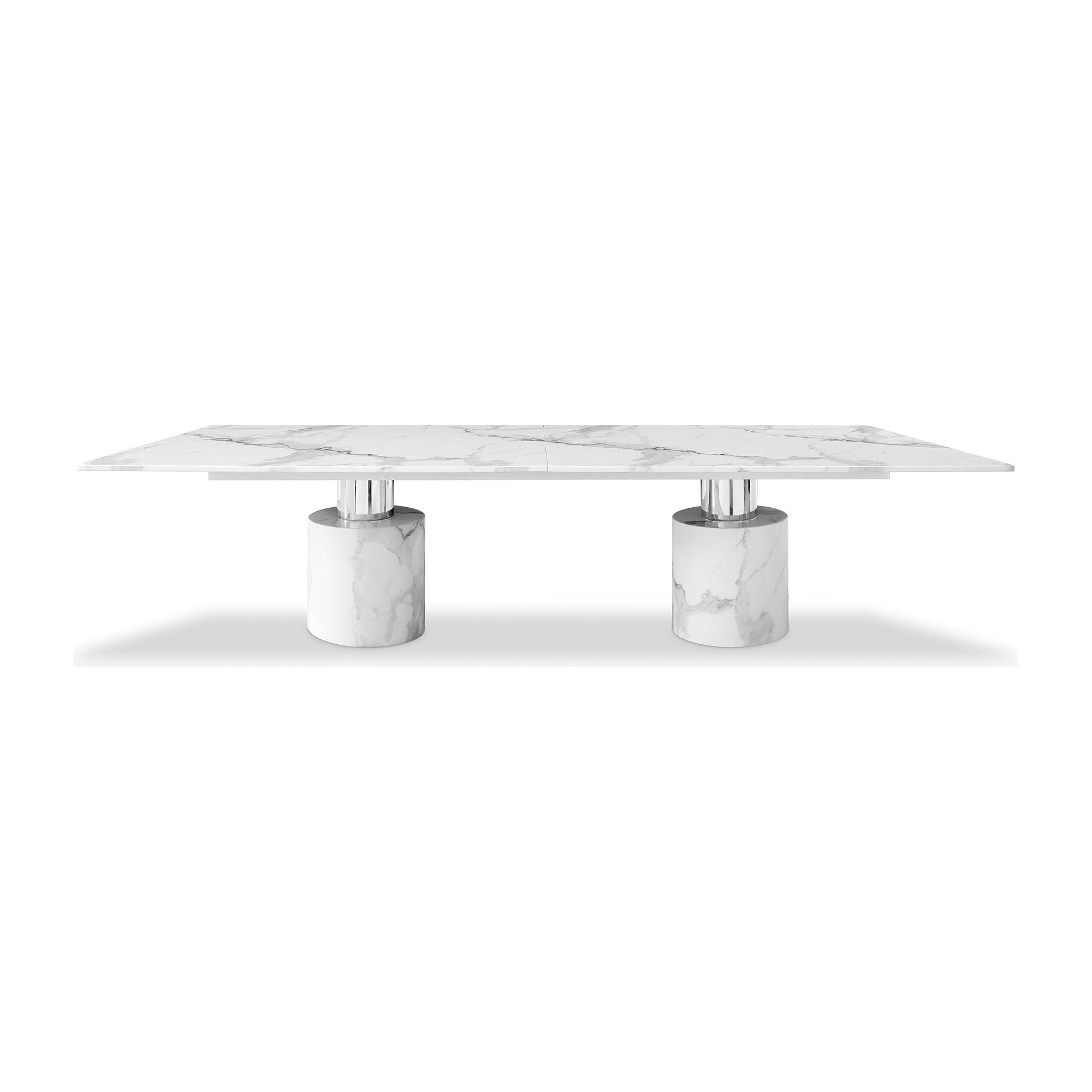 Whiteline Modern Living Geneva Large Dining Table