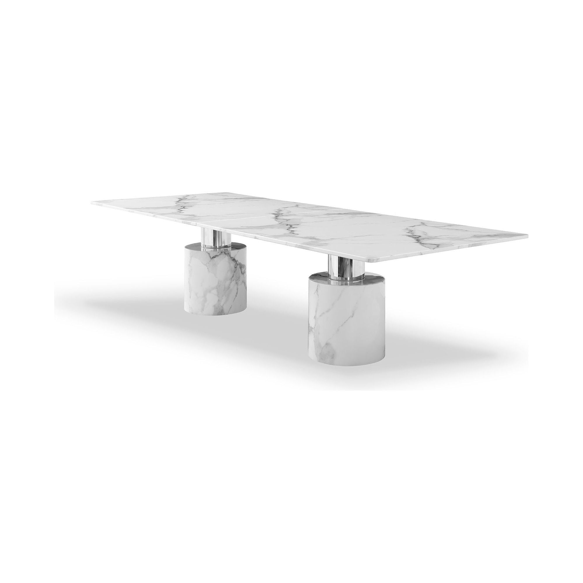 Whiteline Modern Living Geneva Large Dining Table
