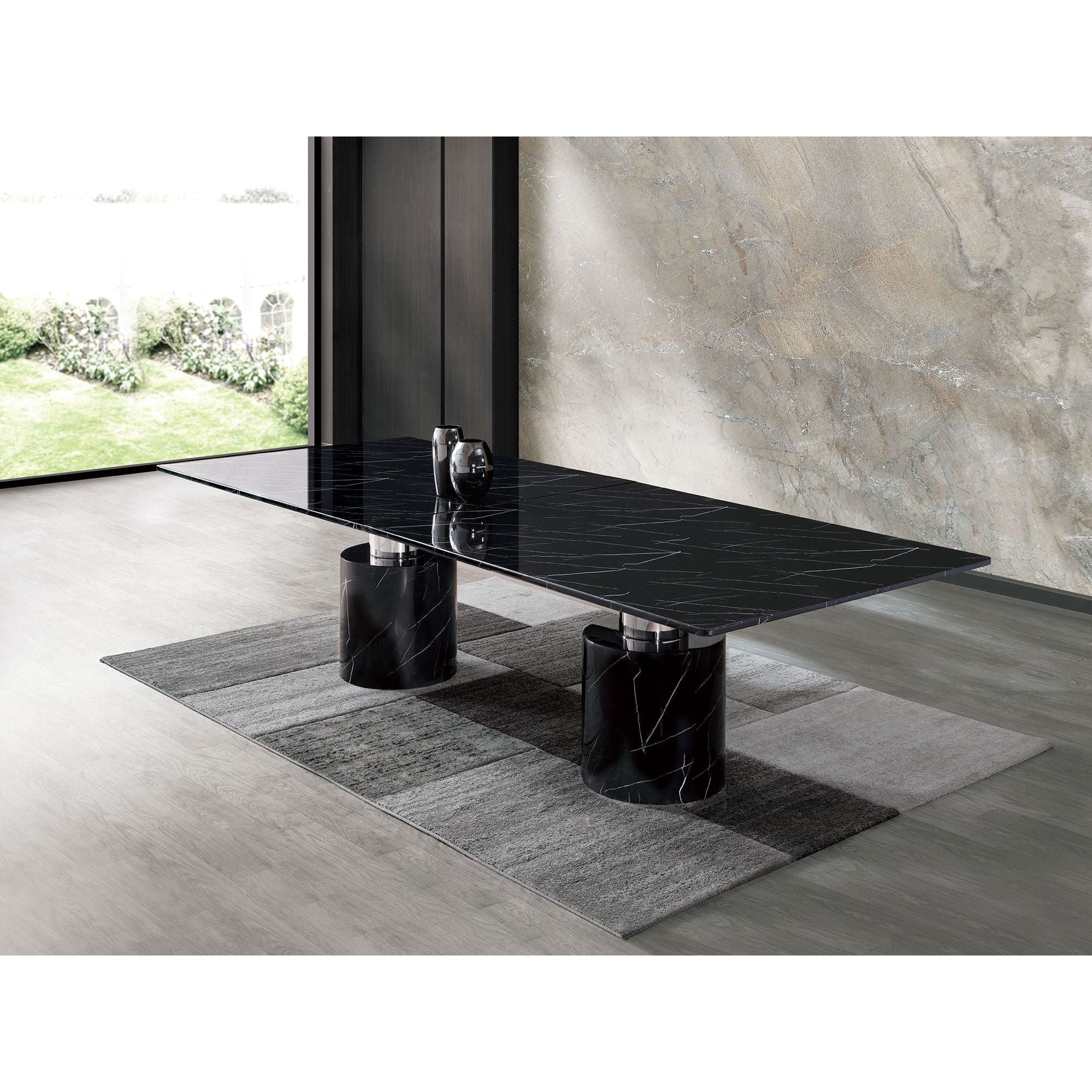 Whiteline Modern Living Geneva Large Dining Table