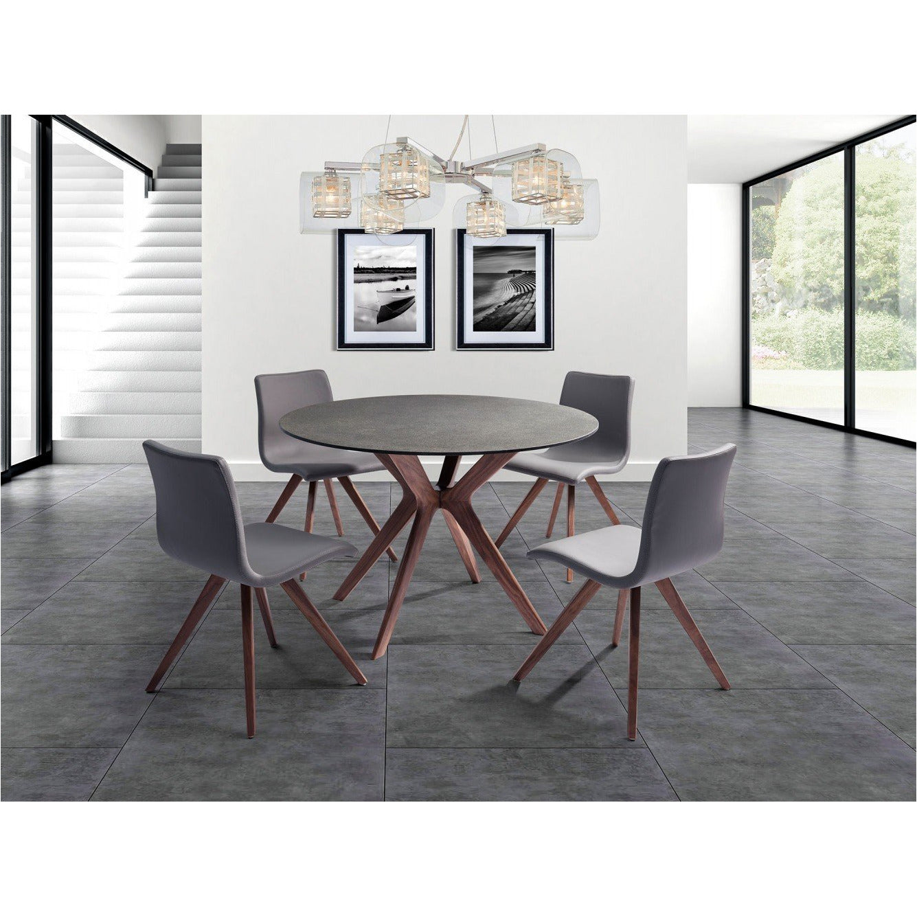Whiteline Modern Living Redondo Dining Table