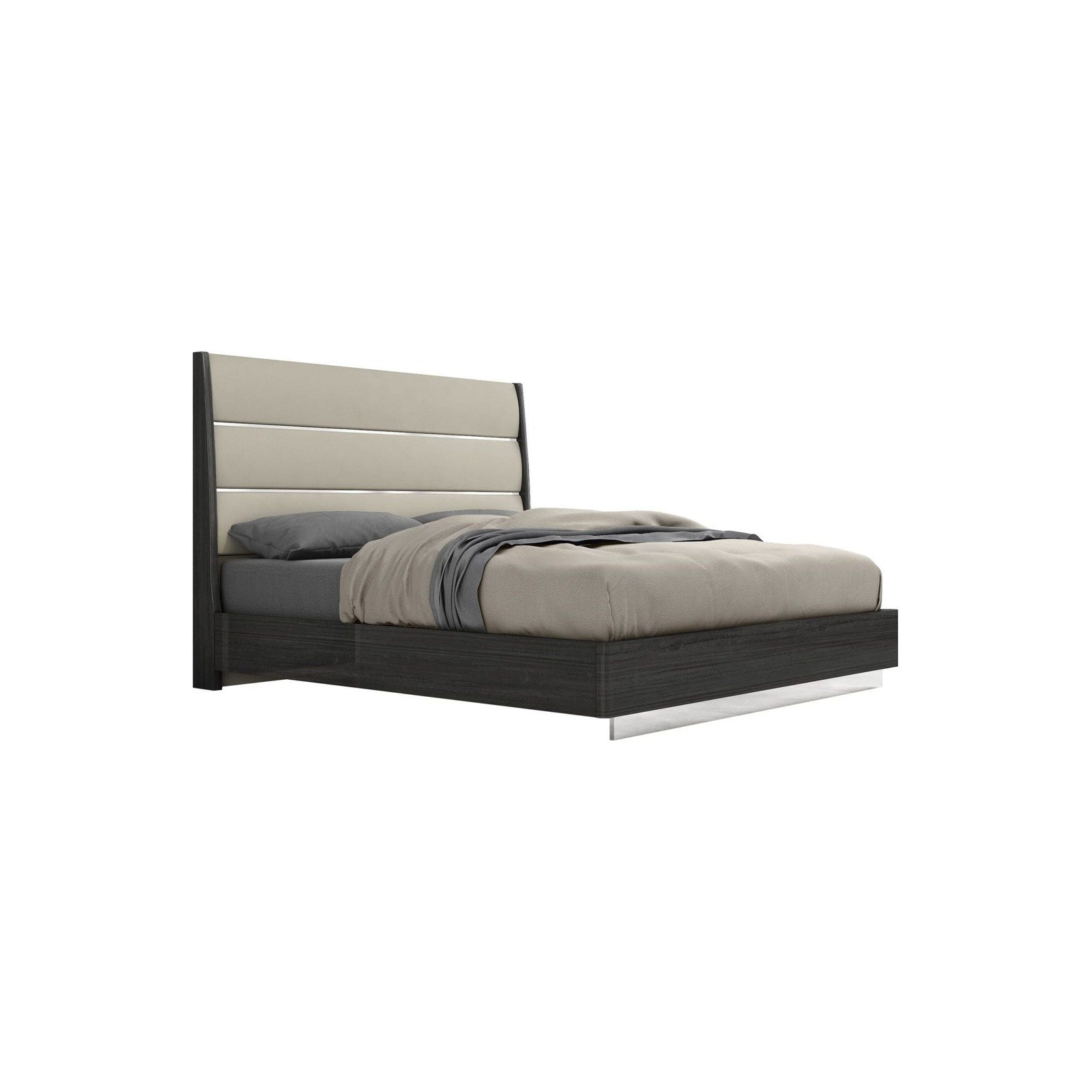 Whiteline Modern Living Pino King Bed