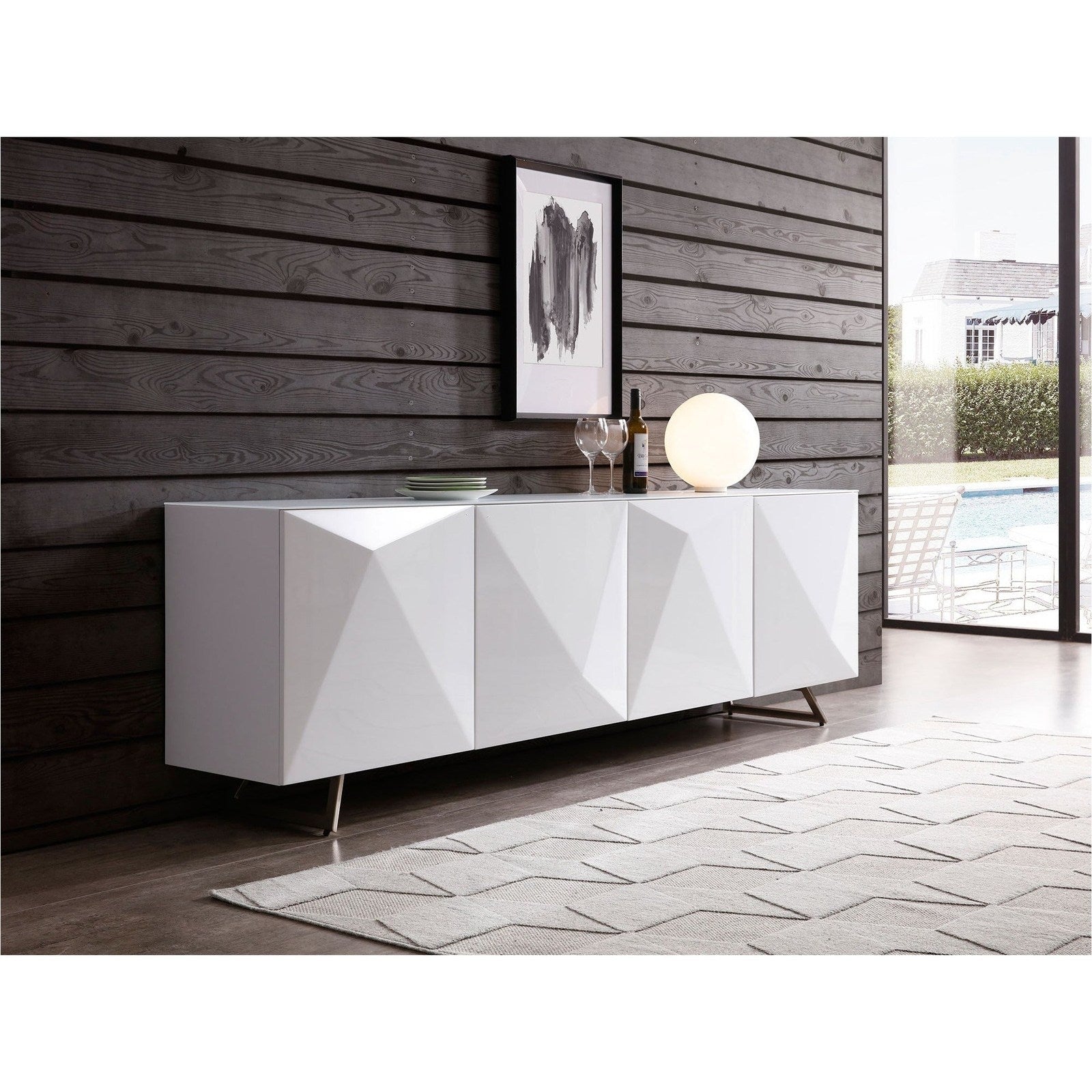 Whiteline Modern Living Samantha Buffet