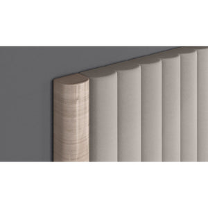 Whiteline Modern Living Waves King Bed