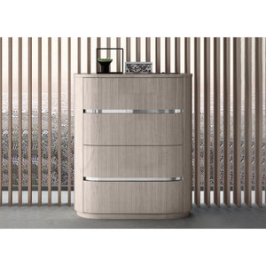 Whiteline Modern Living Waves Chest of Drawers